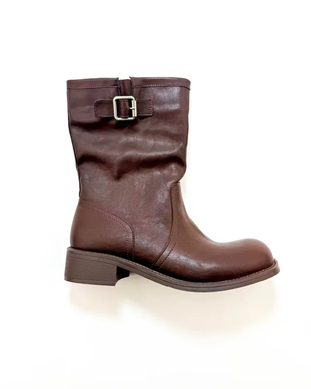Side Buckle Boots sold by Raboesy
