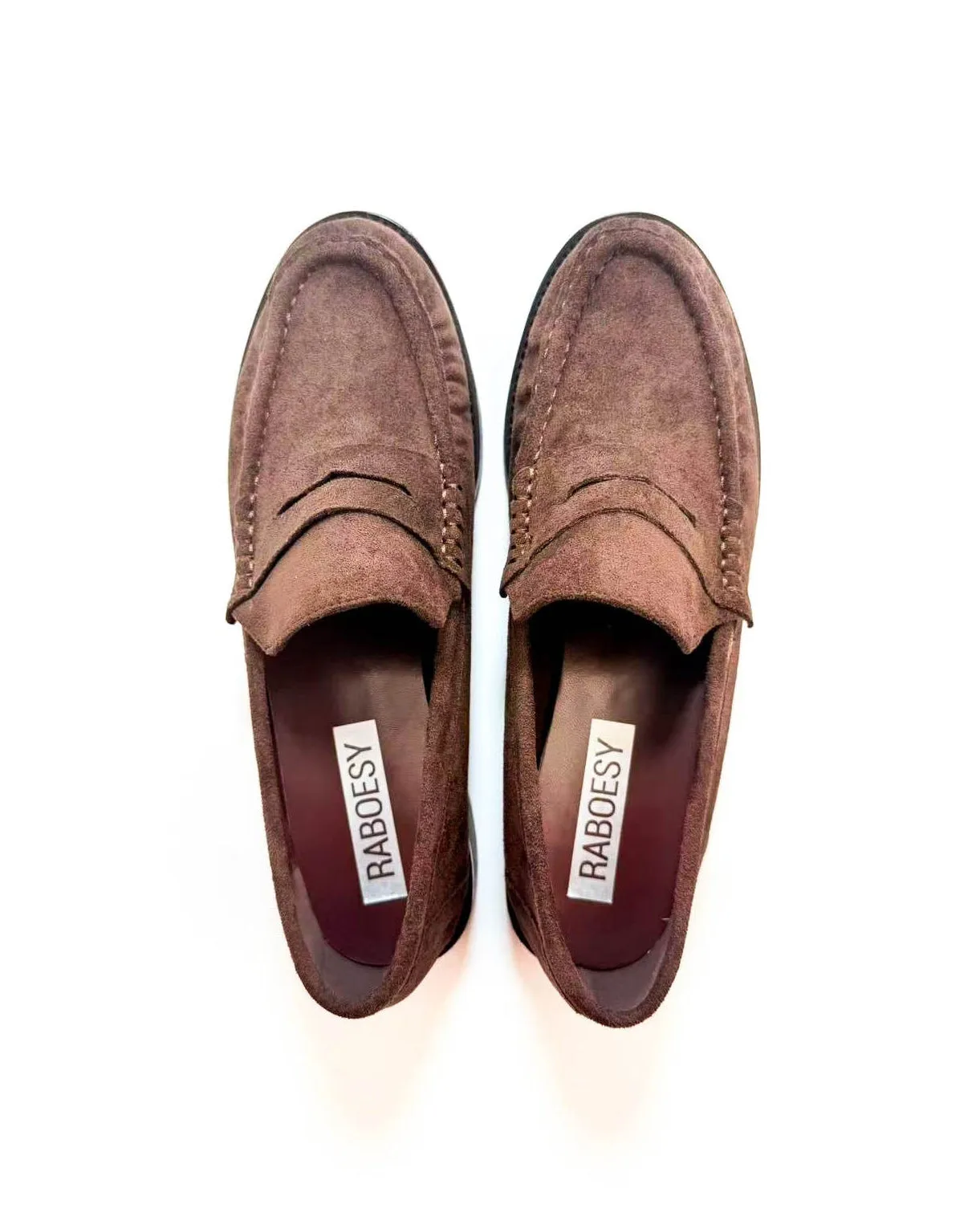 Suede Wrinkle Round Toe Loafers sold by Raboesy product image thumbnail 2