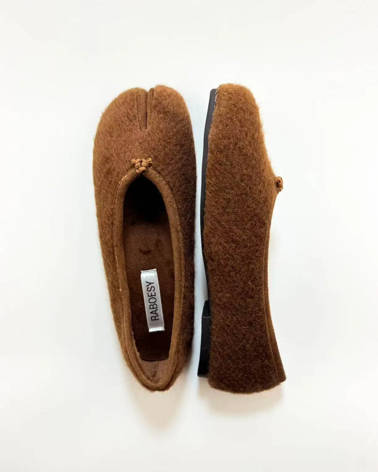 Faux Fur Tabi Flats sold by Raboesy product image thumbnail 2