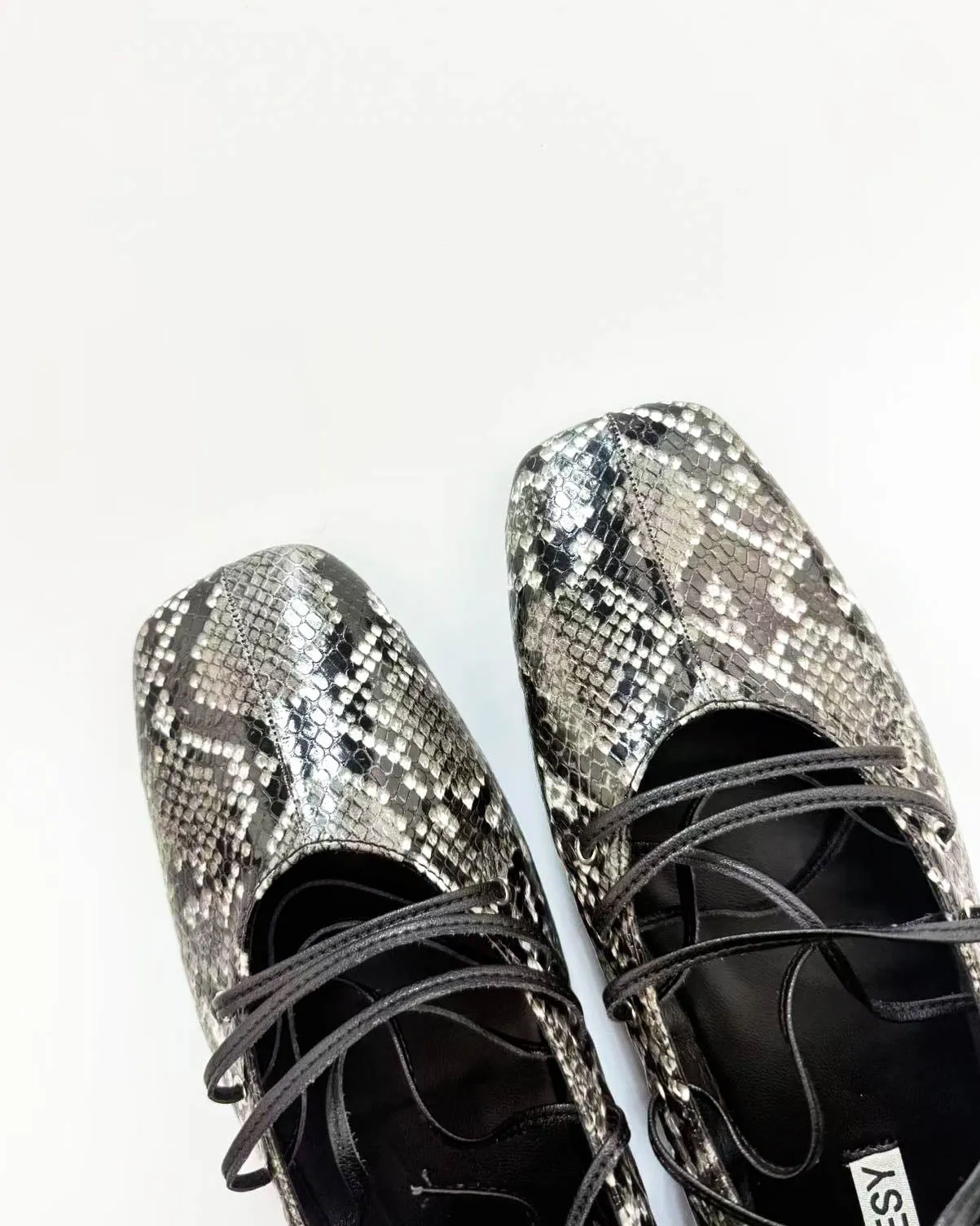 Leopard Print Lace Up Ballet Flats sold by Raboesy product image thumbnail 4