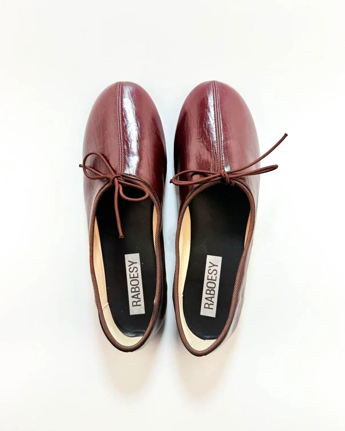 Bow Tie Round Toe Ballet Flats sold by Raboesy
