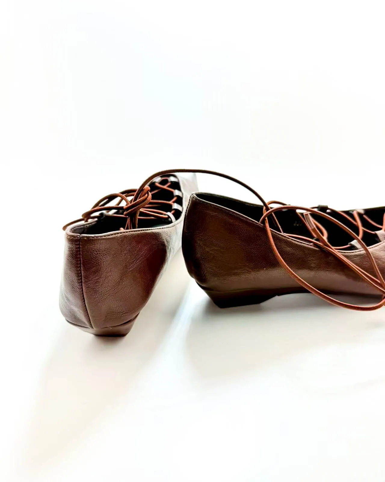Square Toe Crisscross Straps Flats sold by Raboesy product image thumbnail 4