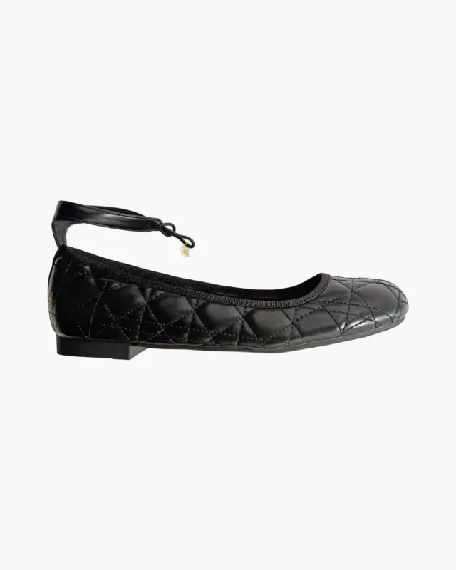 Ankle Strap Quilted Ballet Flats sold by Raboesy