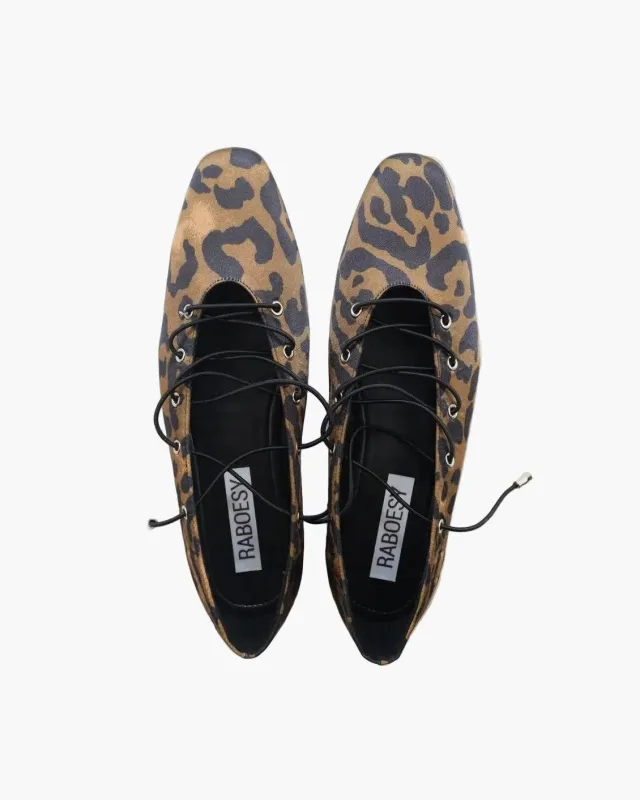 Satin Crisscross Straps Flats sold by Raboesy