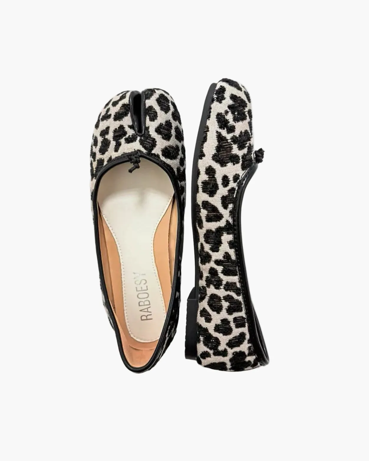 Leopard Printed Tabi Ballet Flats sold by Raboesy product image thumbnail 5