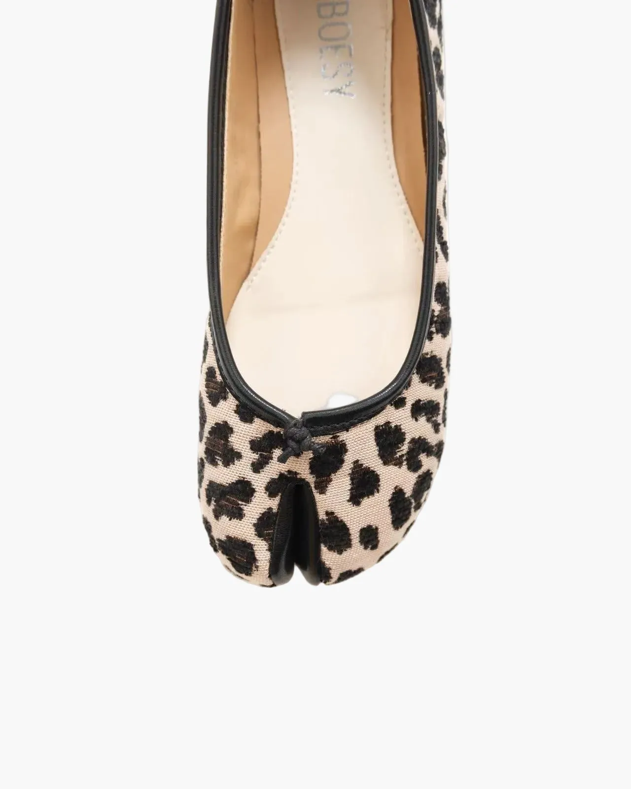 Leopard Printed Tabi Ballet Flats sold by Raboesy product image thumbnail 4