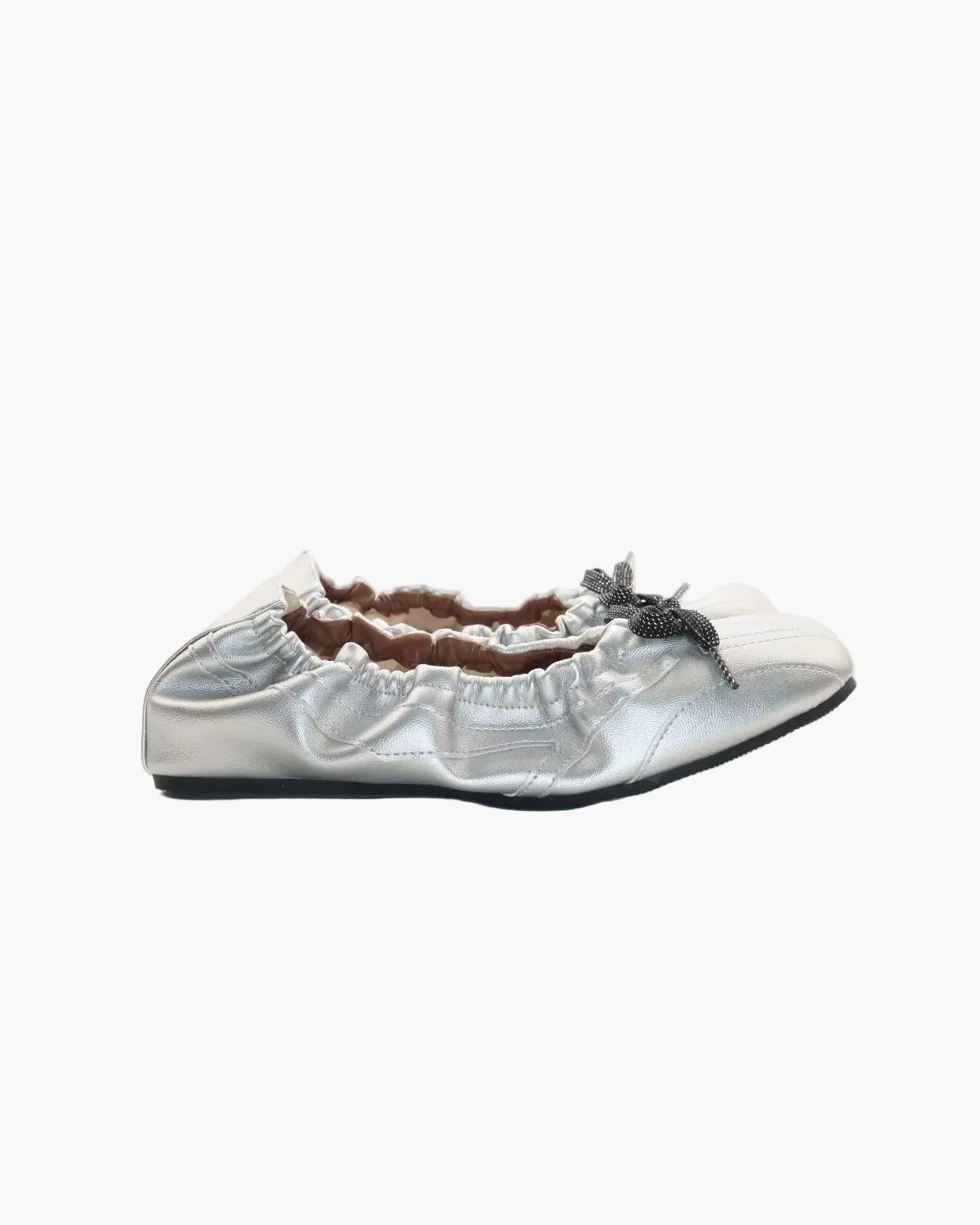 Square Toe Folding Ballet Flats sold by Raboesy product image thumbnail 2