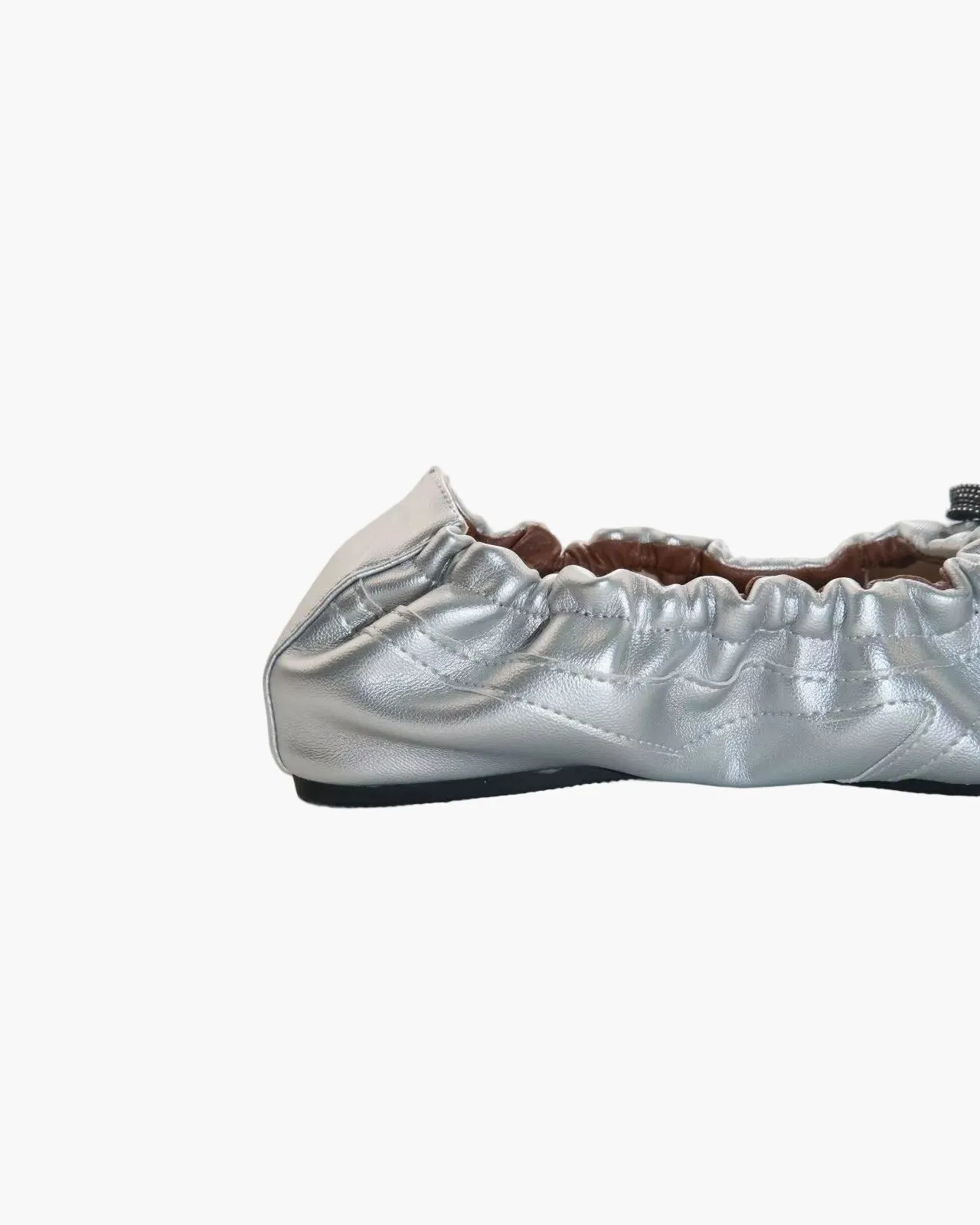 Square Toe Folding Ballet Flats sold by Raboesy product image thumbnail 5