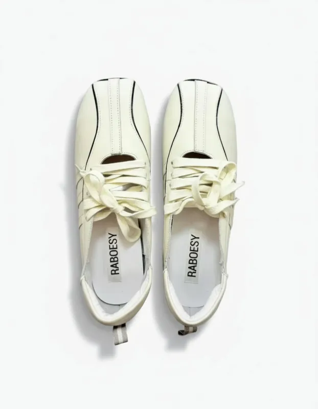 Square Toe Tied Ballet Sneakers sold by Raboesy