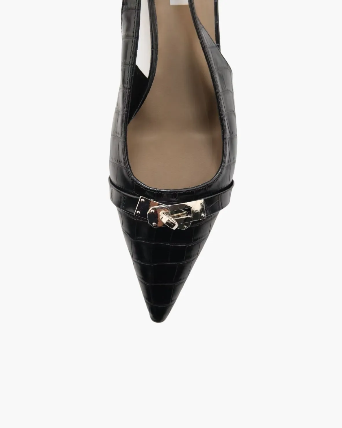 Point Toe Slingback Kitten Heels sold by Raboesy product image thumbnail 3