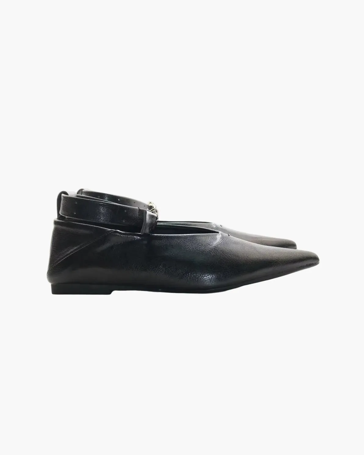 Point Toe Ankle Strap Flats sold by Raboesy product image thumbnail 2