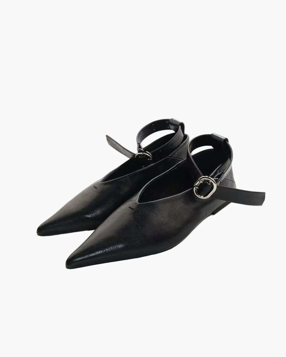 Point Toe Ankle Strap Flats sold by Raboesy product image thumbnail 3