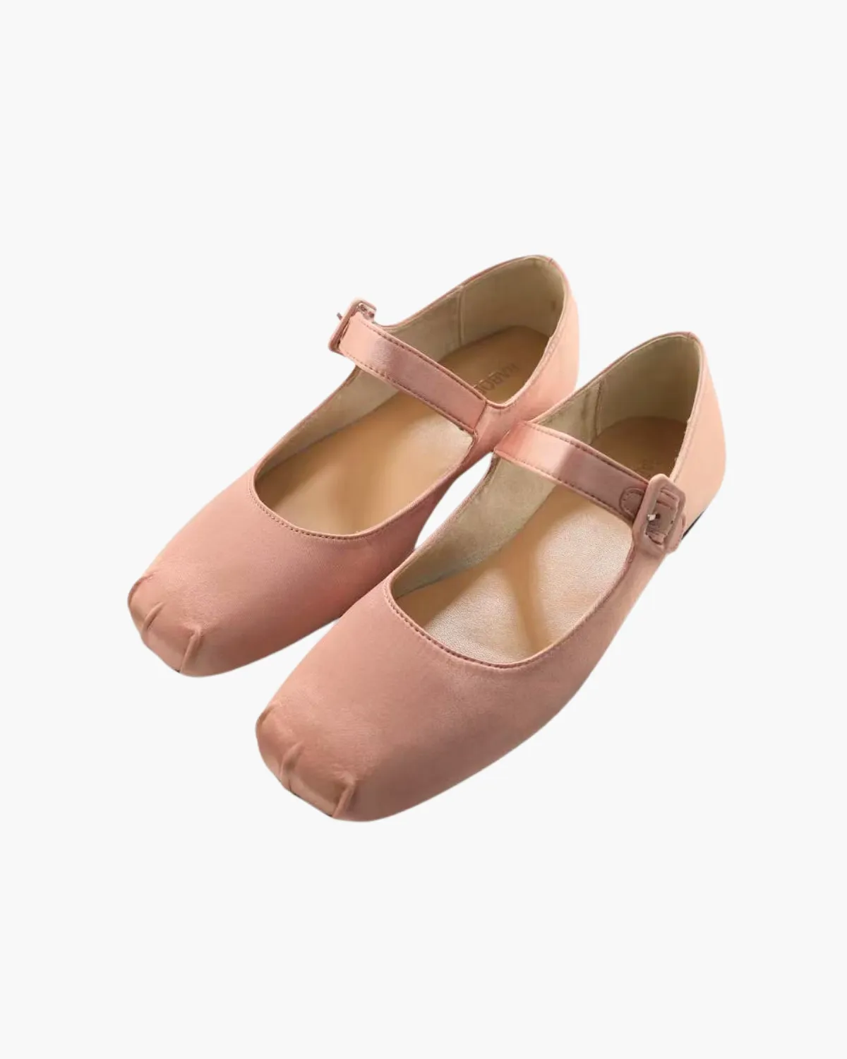 Satin Square Toe Mary Jane Flats sold by Raboesy product image thumbnail 4