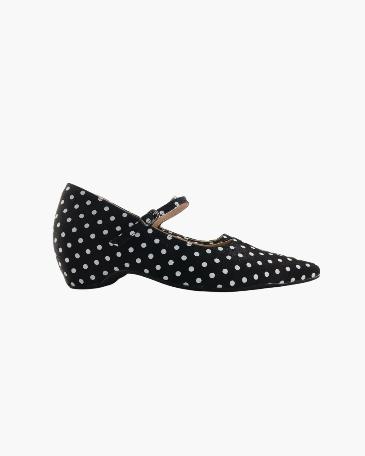 Polka Dot Mary Jane Kitten Heels sold by Raboesy product image thumbnail 2
