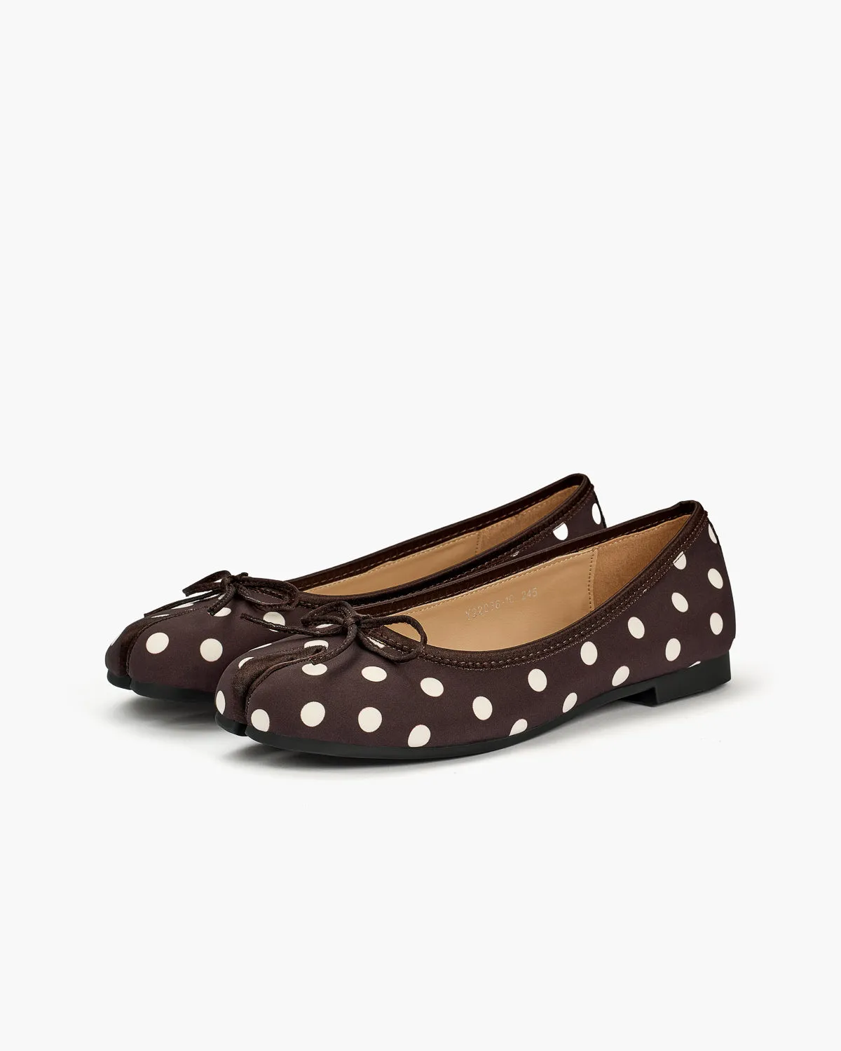 Polka Dots Tie Bow Tabi Ballet Flats sold by Raboesy product image thumbnail 4