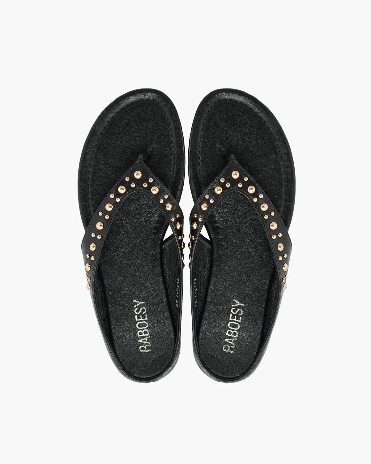 Studded Suede Thong Sandals sold by Raboesy