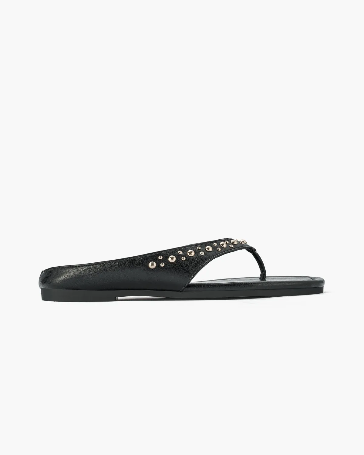 Studded Suede Thong Sandals sold by Raboesy product image thumbnail 2
