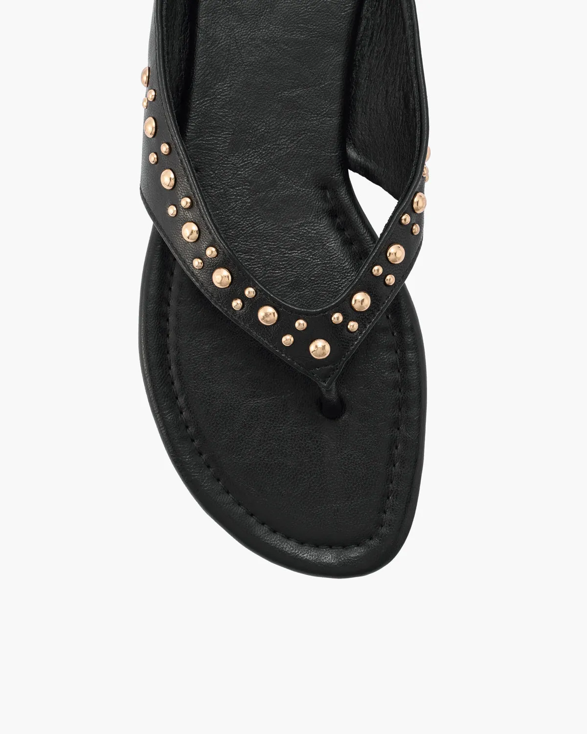 Studded Suede Thong Sandals sold by Raboesy product image thumbnail 3
