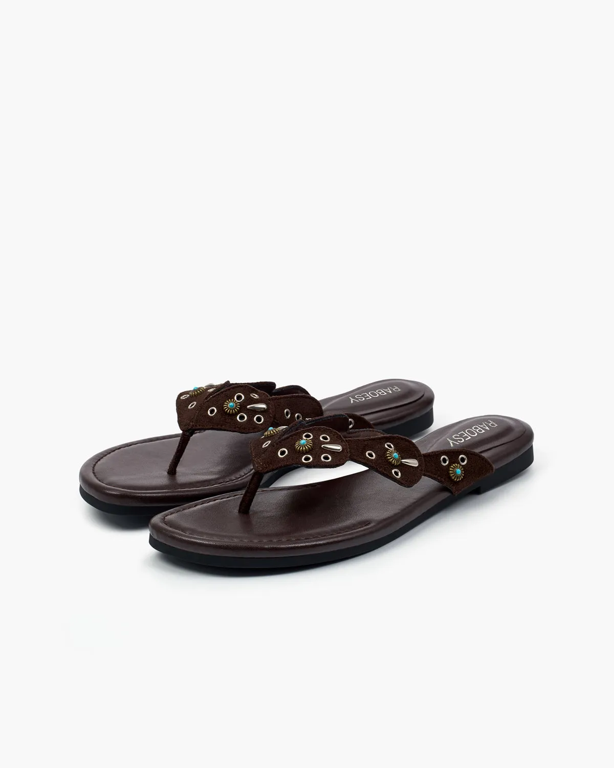 Studded Thong Sandals sold by Raboesy product image thumbnail 4