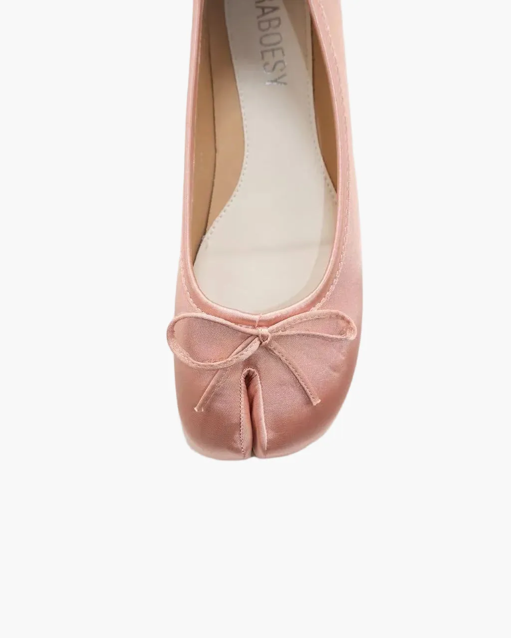 Satin Bow Tie Tabi Ballet Flats sold by Raboesy product image thumbnail 4