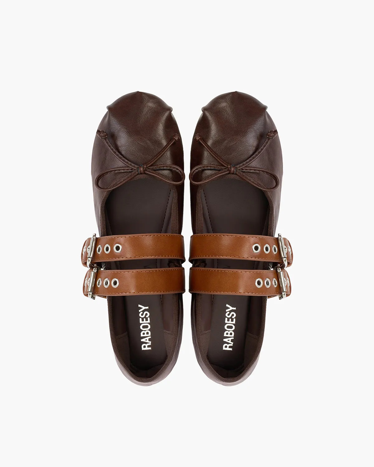 Double Buckle Ballet Flats sold by Raboesy