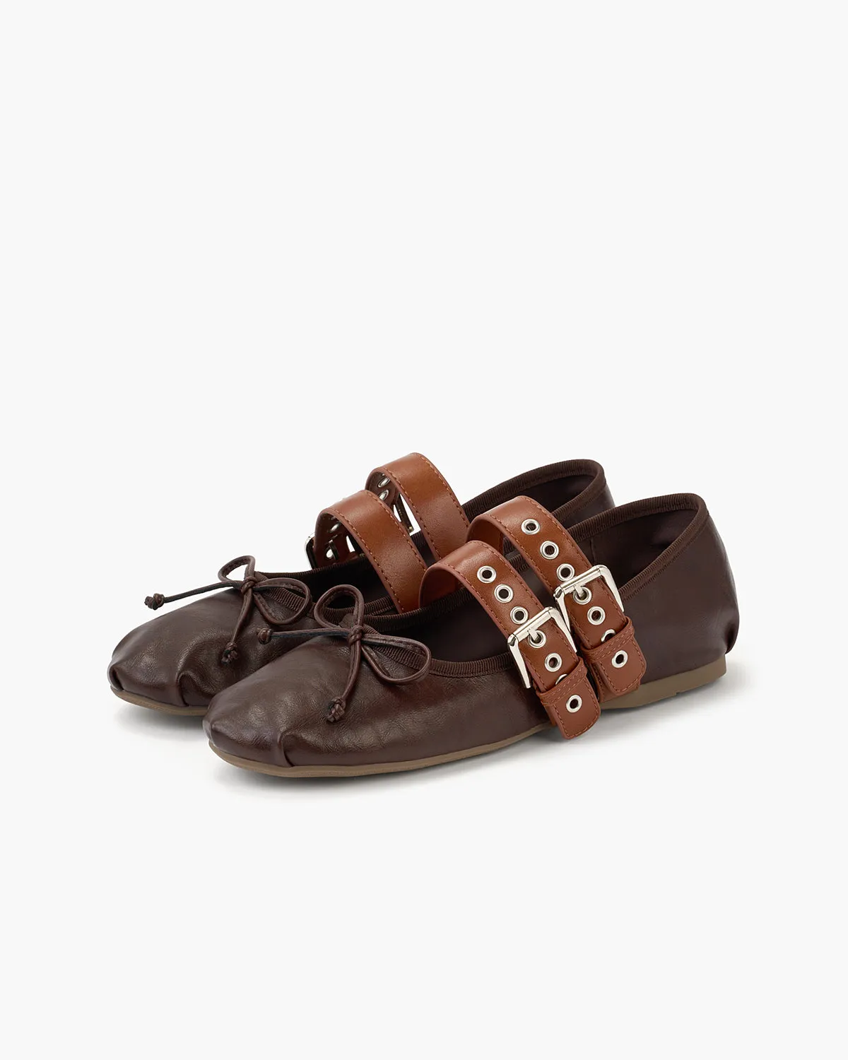 Double Buckle Ballet Flats sold by Raboesy product image thumbnail 4