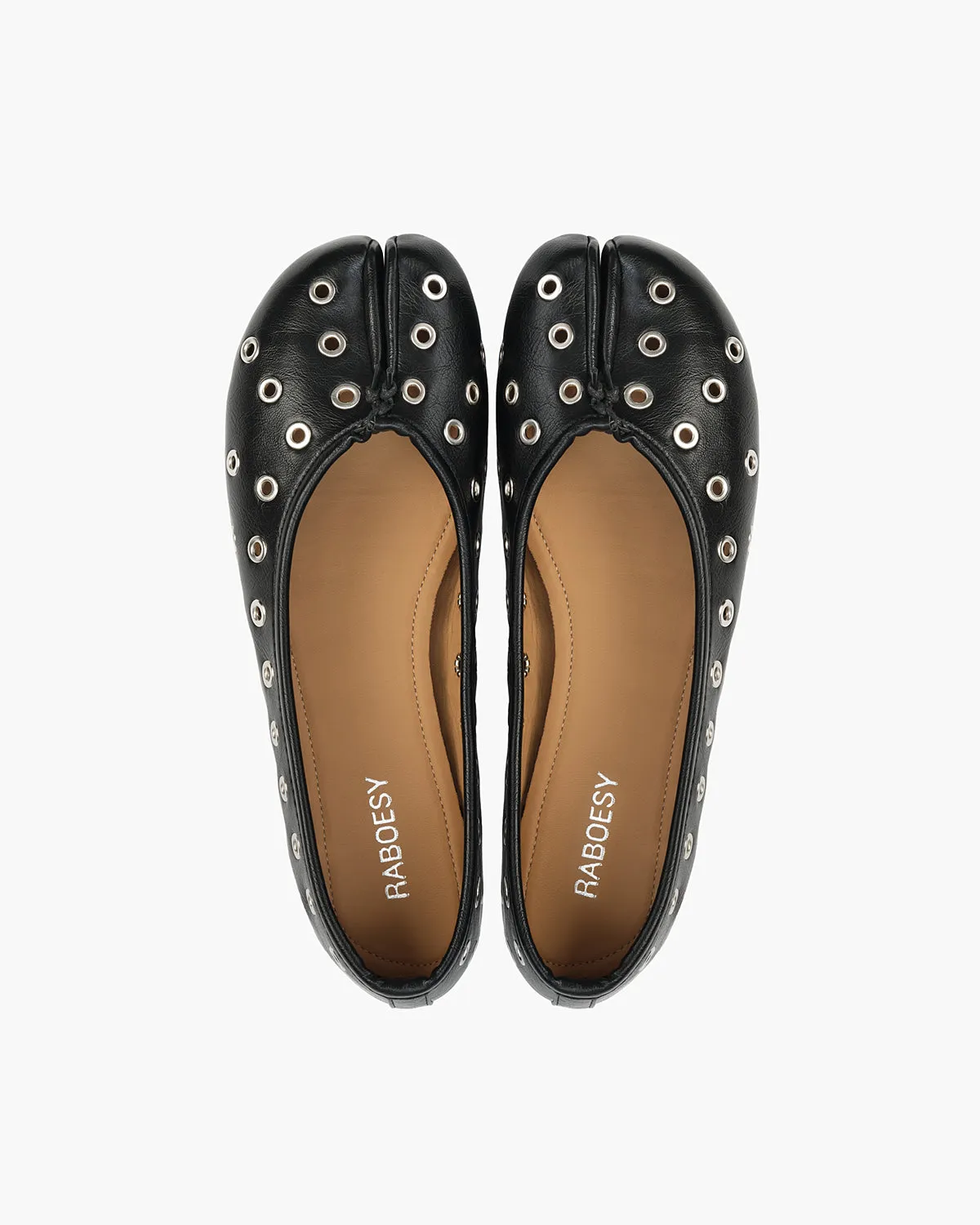 Eyelet Tabi Ballet Flats sold by Raboesy