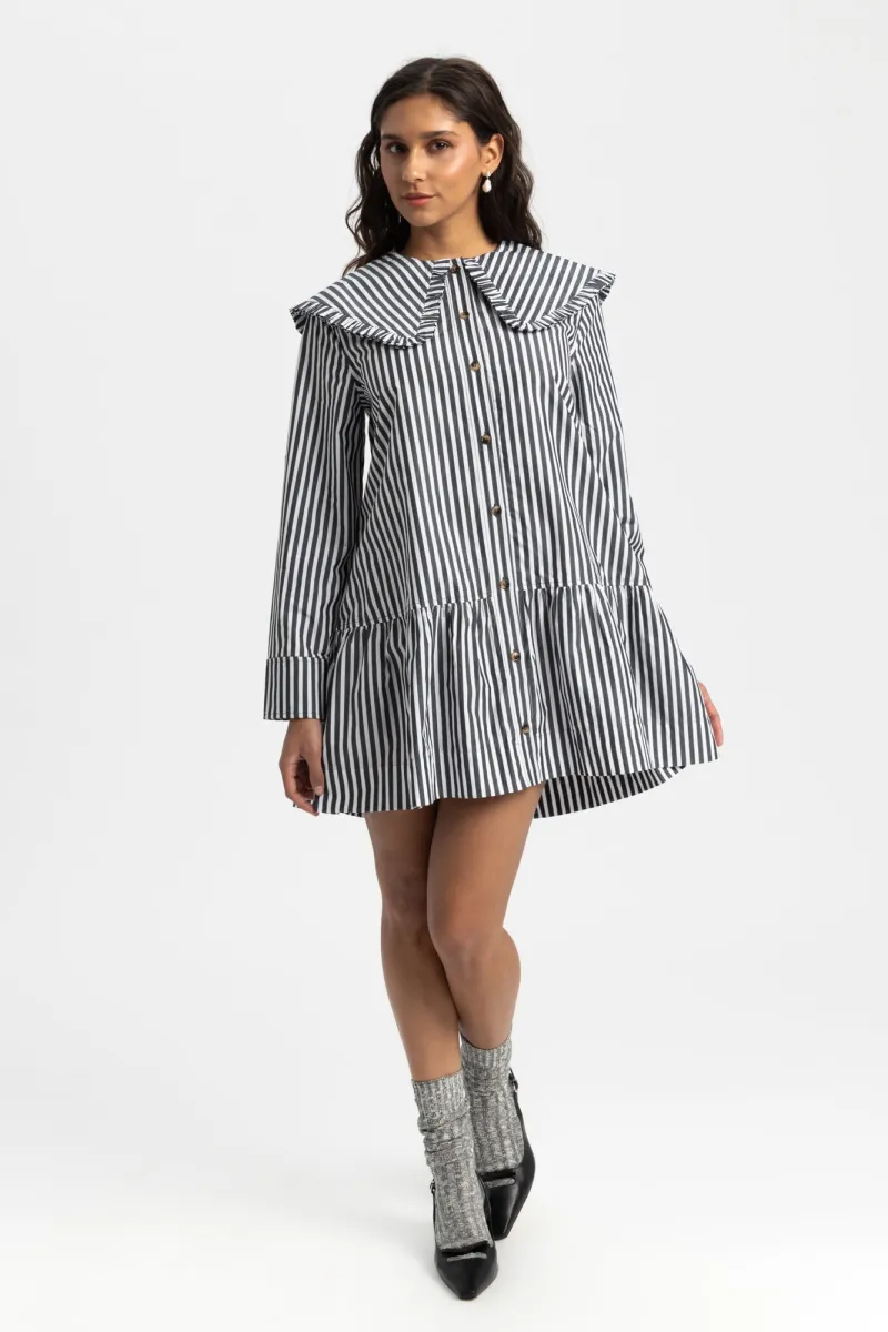 Mini Shirt Dress - Black sold by Social Studies Shop