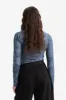 Long Sleeve Crewneck Blouse - Denim sold by Social Studies Shop
