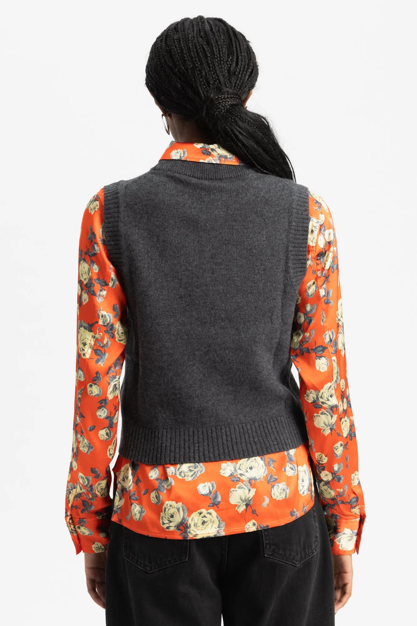 Cats Vest - Gray Quill sold by Social Studies Shop product image thumbnail 3