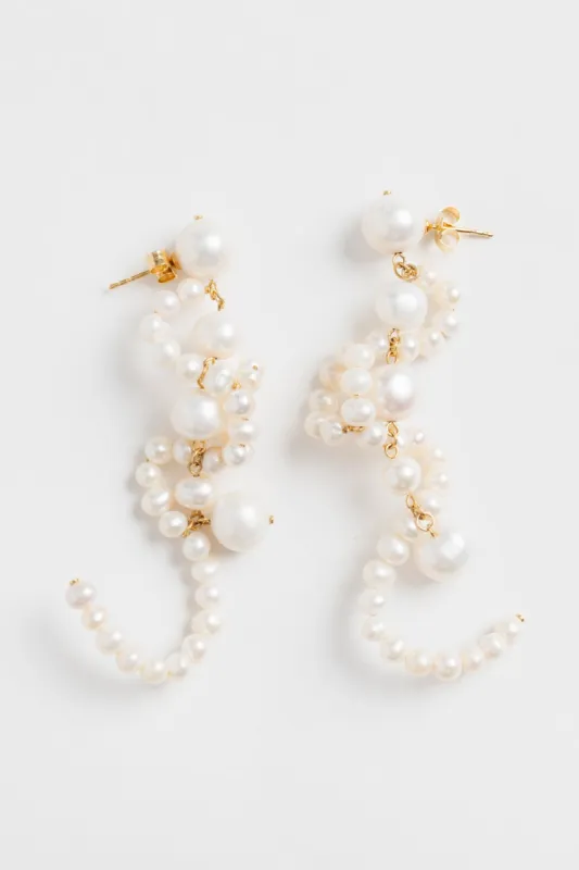 The Mist Earrings - 18ct Gold Plated sold by Social Studies Shop