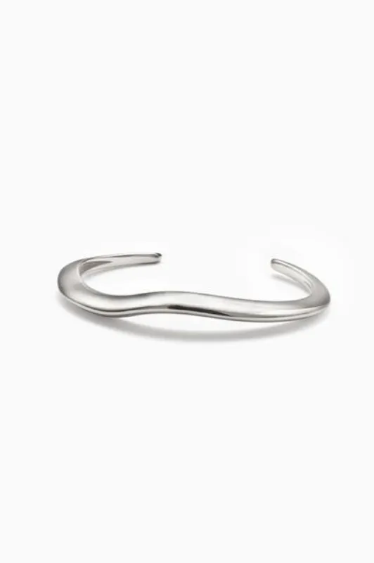Small Astrid Cuff - Sterling Silver sold by Social Studies Shop
