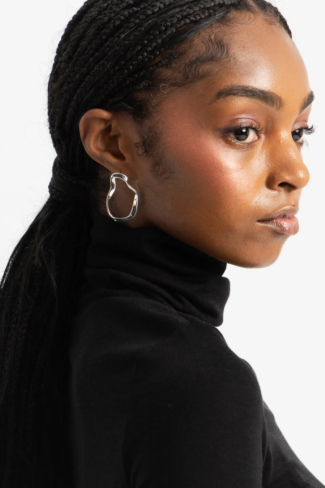 Small Vera Earrings - Sterling Silver sold by Social Studies Shop product image thumbnail 3