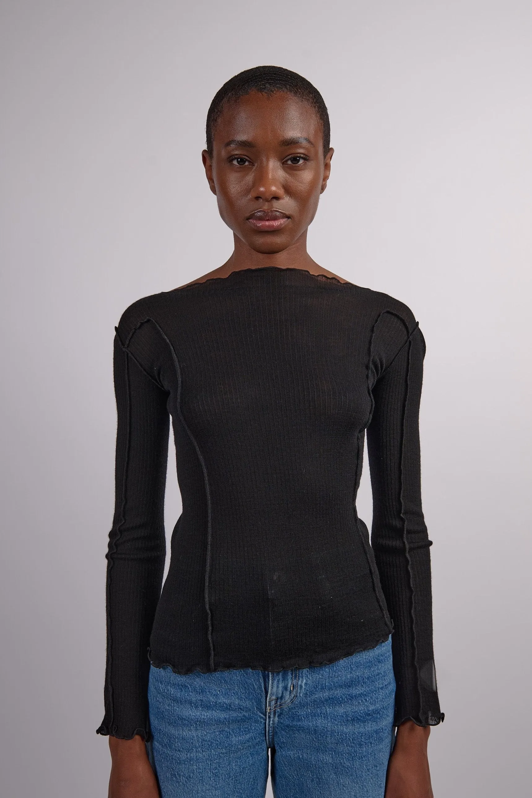 Omato Long Sleeve - Black sold by Social Studies Shop