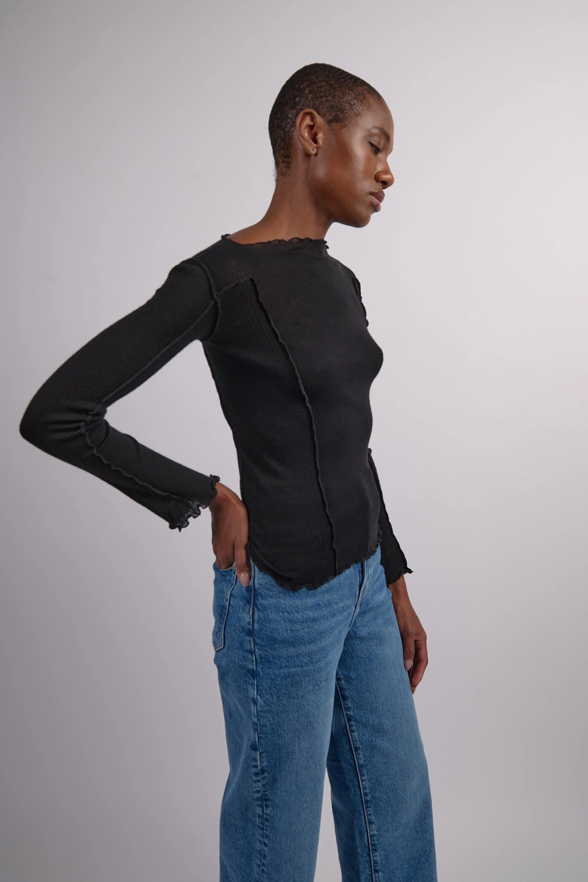 Omato Long Sleeve - Black sold by Social Studies Shop product image thumbnail 2