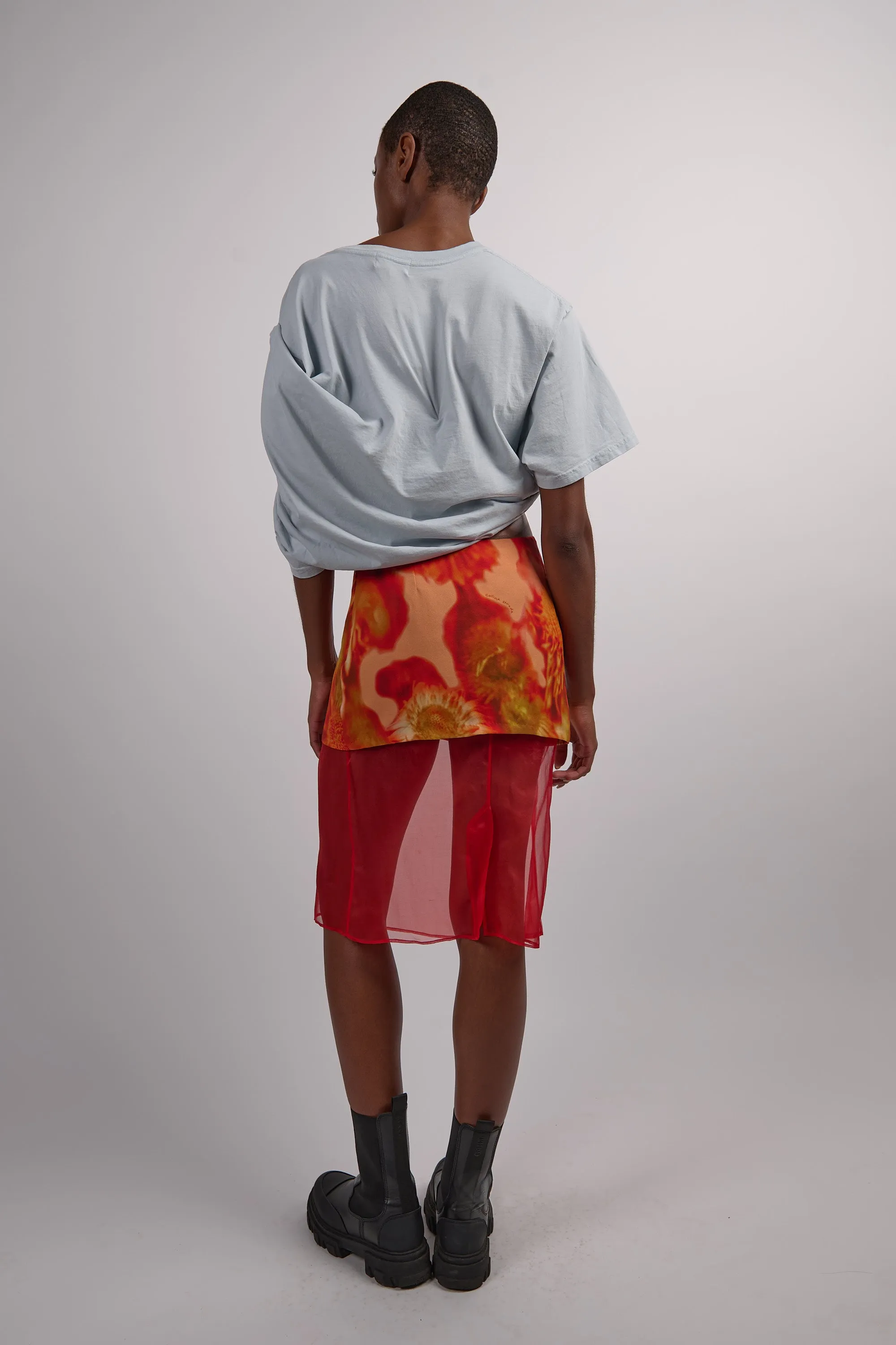 Eva Draped Tee - Dusty Blue sold by Social Studies Shop product image thumbnail 2