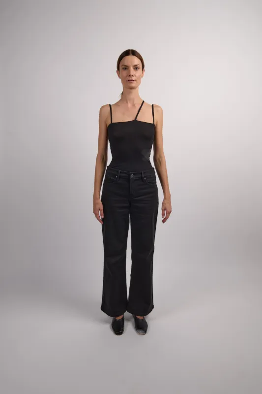 Mia Mid Wide Leg Jean - Black sold by Social Studies Shop
