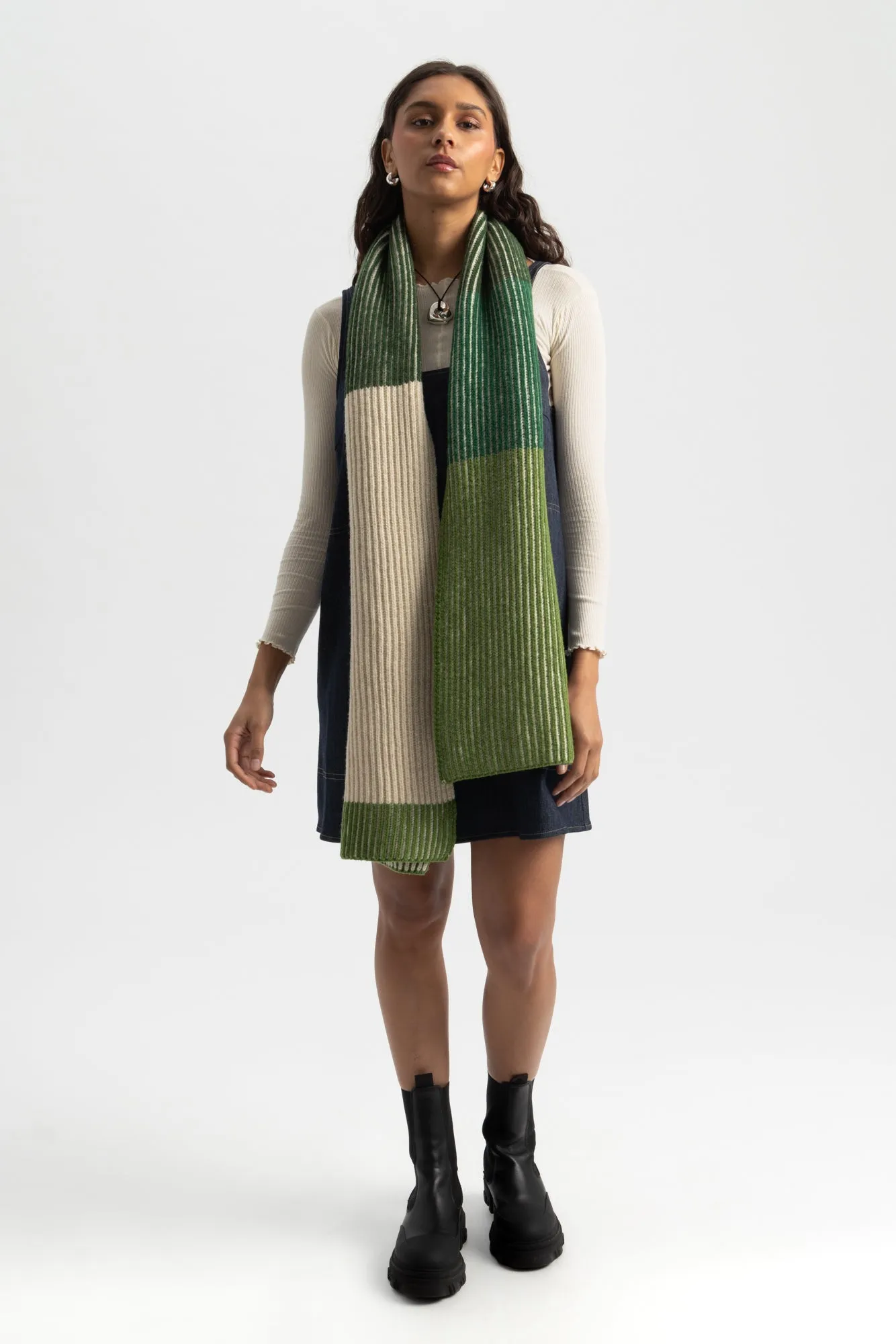 Ghede Knitted Scarf - Central Stripes sold by Social Studies Shop product image thumbnail 3
