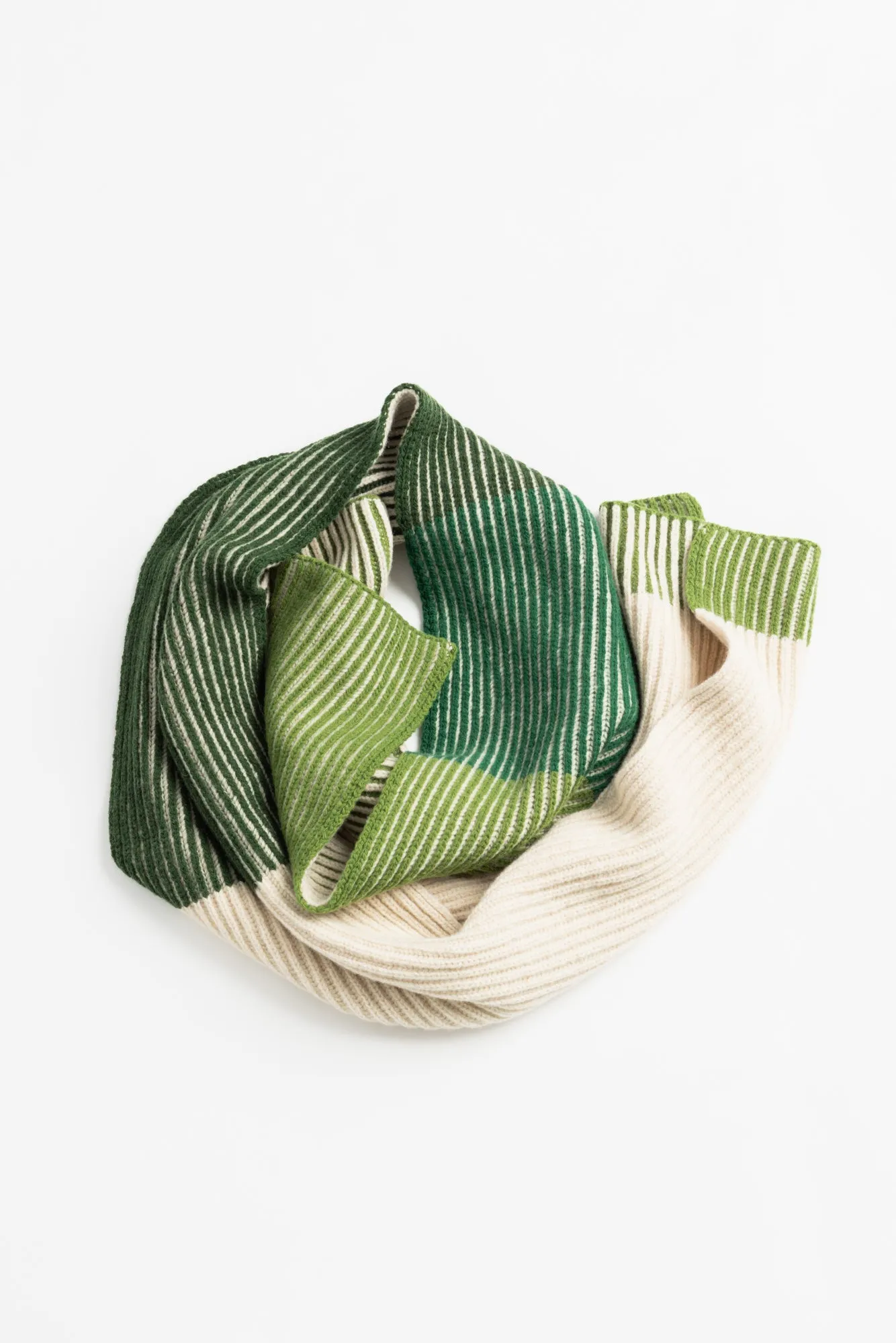 Ghede Knitted Scarf - Central Stripes sold by Social Studies Shop