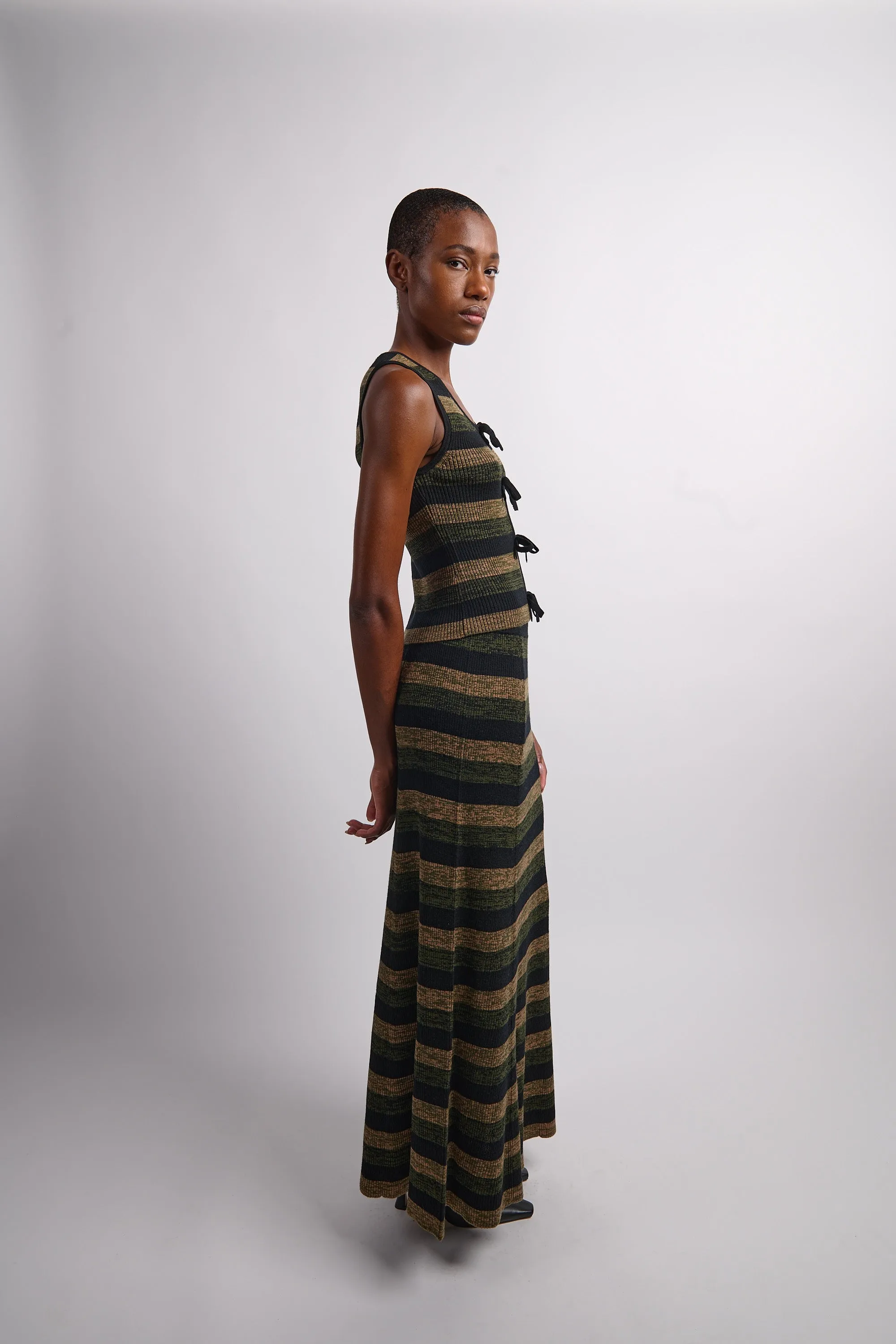 Mini Ribbed Merino Maxi Skirt - Multicolor sold by Social Studies Shop product image thumbnail 2