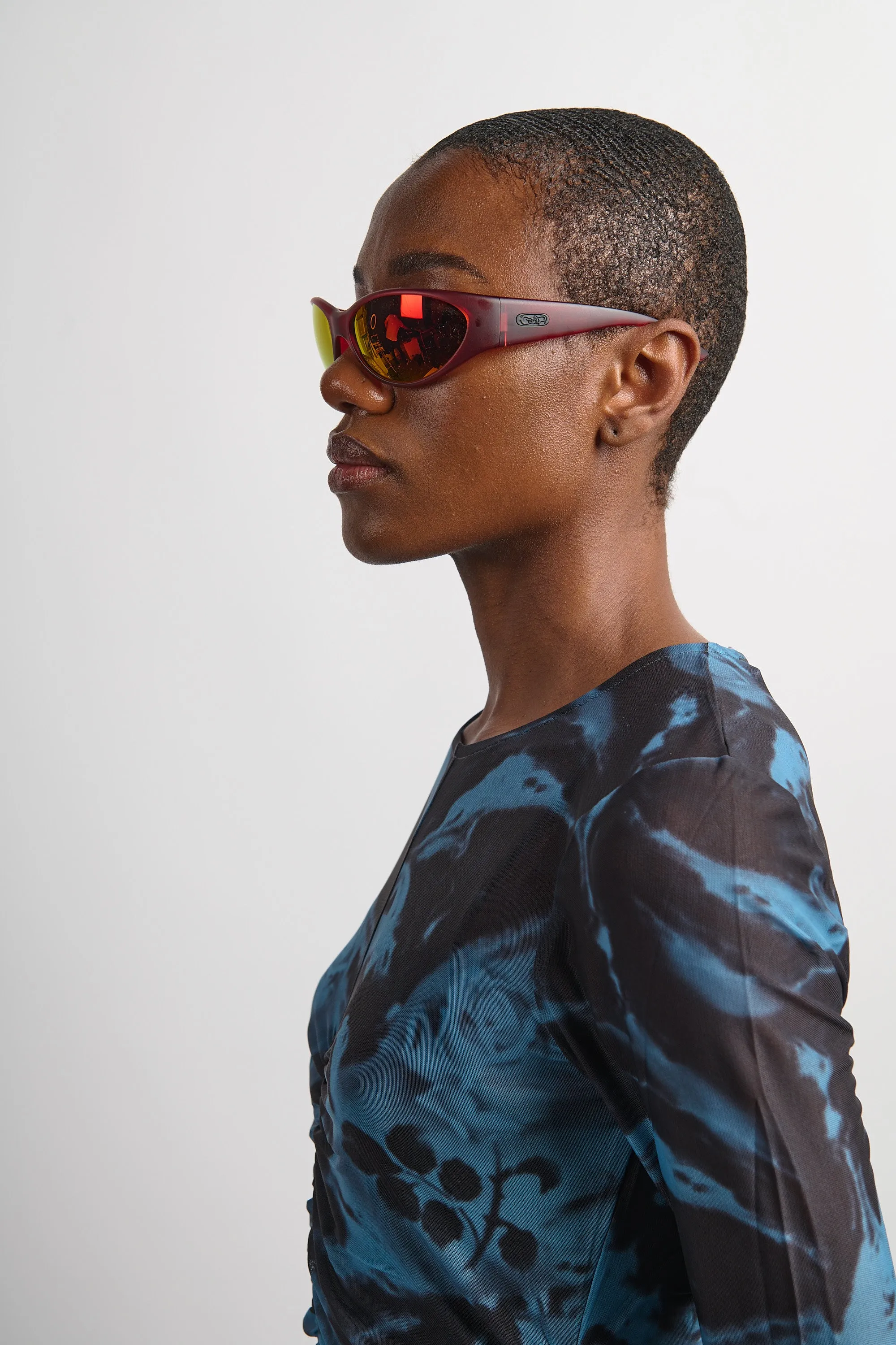 The Warp Zone - Black Cherry Frame & Reflective Red Lens sold by Social Studies Shop product image thumbnail 3