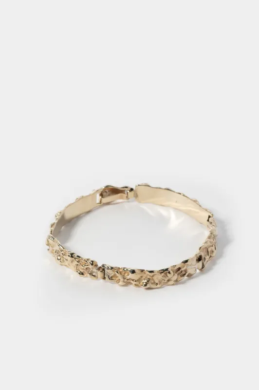 Bruto Bracelet - 14K Gold Plated Bronze sold by Social Studies Shop