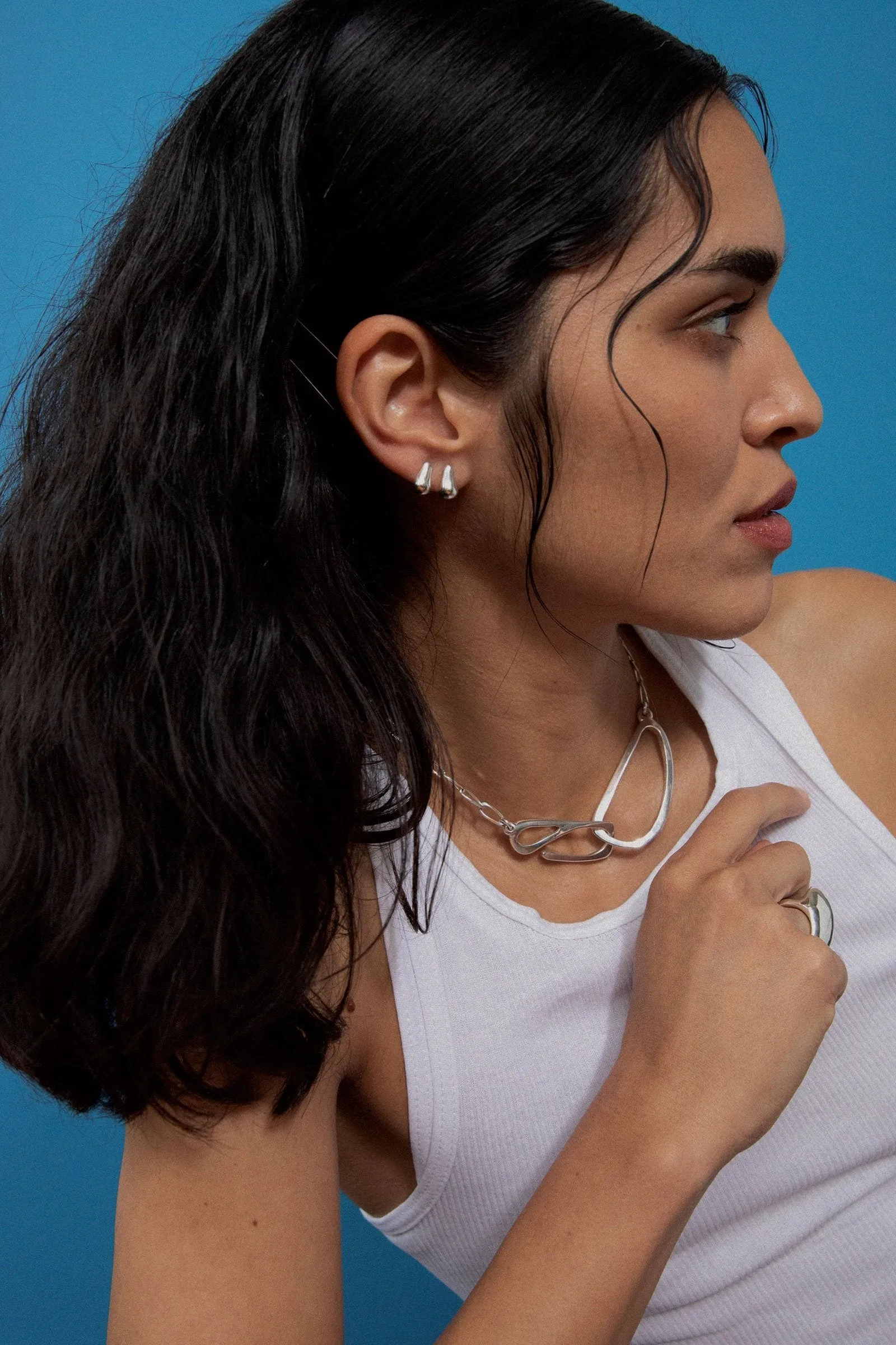 Nez Stud (Single) - Silver sold by Social Studies Shop product image thumbnail 3