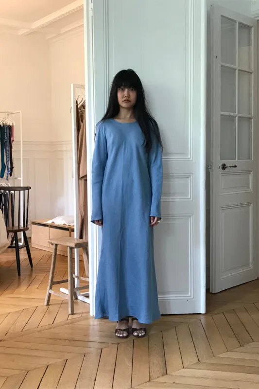 Dydine Longsleeve Dress - Truss Blue sold by Social Studies Shop