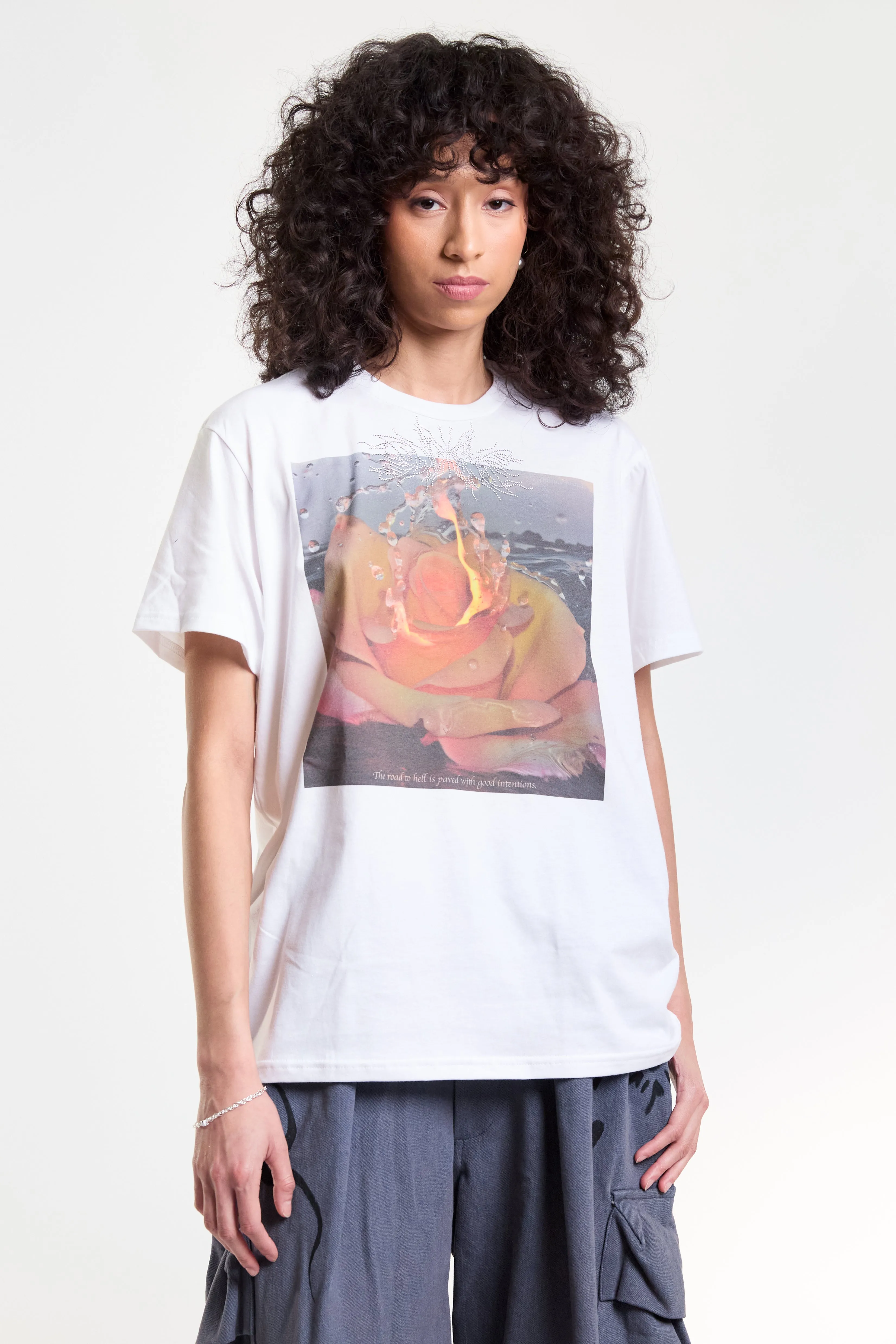 Rhinestone Graphic Tee - Intentions sold by Social Studies Shop