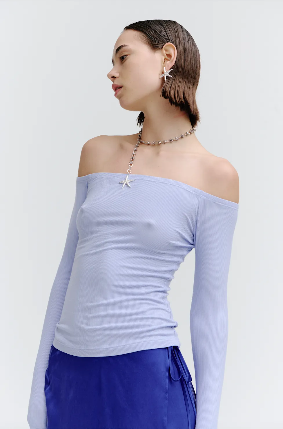 Composure Off-Shoulder Top - Glacier sold by Social Studies Shop product image thumbnail 2