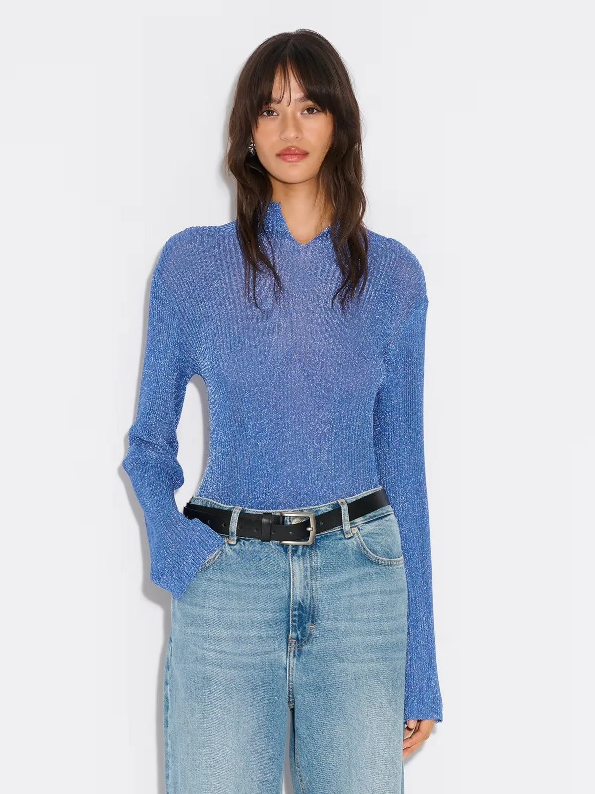 Moonlight Turtleneck - Blue sold by Social Studies Shop