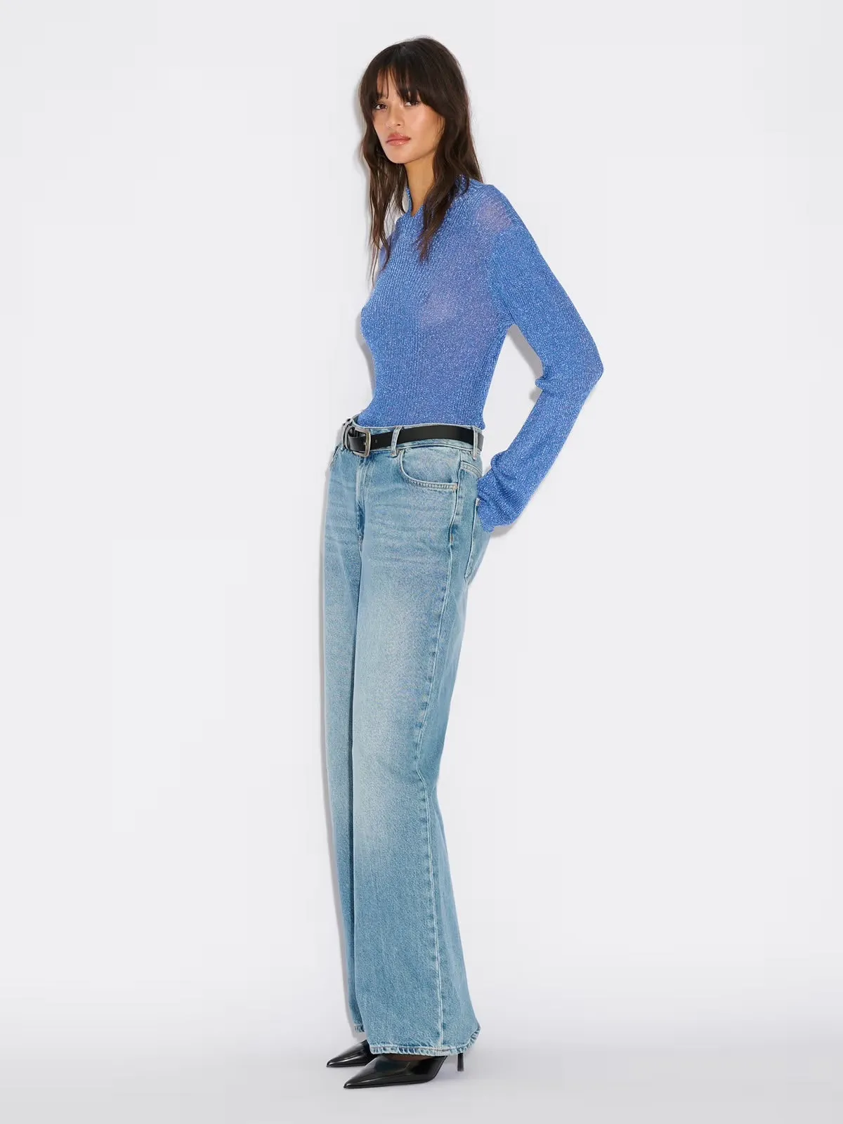 Moonlight Turtleneck - Blue sold by Social Studies Shop product image thumbnail 4