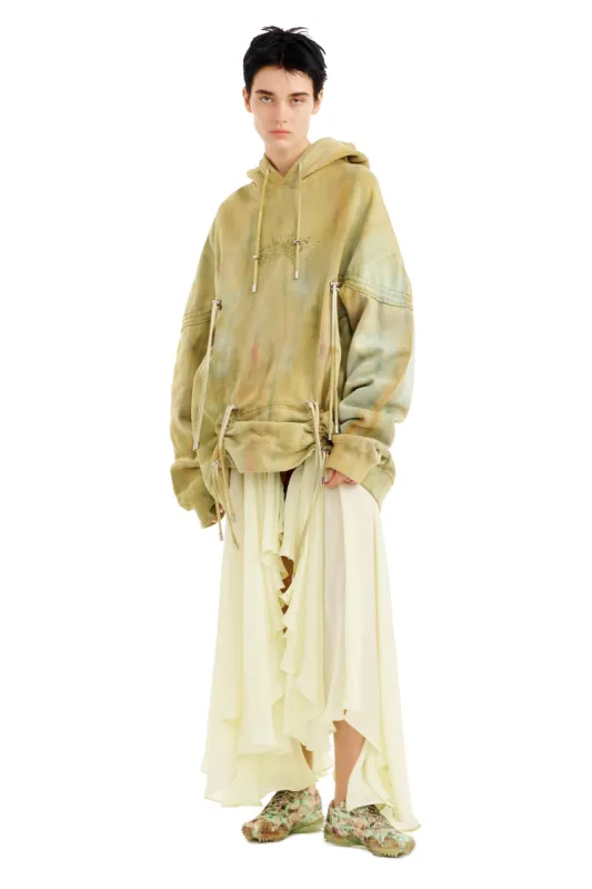 Rhinestone Burst Hoodie - Sea Moss sold by Social Studies Shop