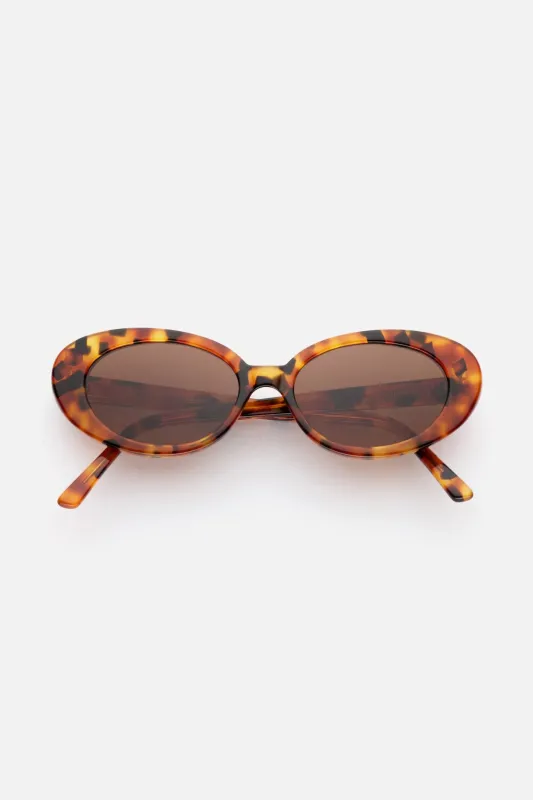 Jeanne Sunglasses - Tortoise sold by Social Studies Shop